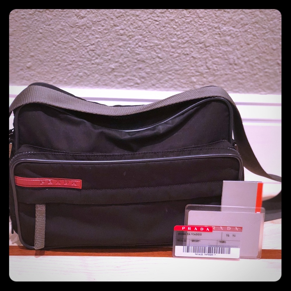Prada Sports Shoulder Bag Black - Nylon